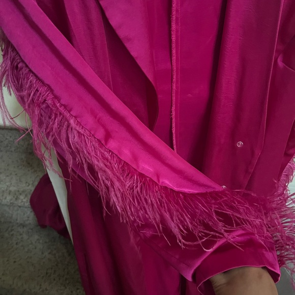 Hanifa Fuchsia Duster Jacket - Picture 3 of 6